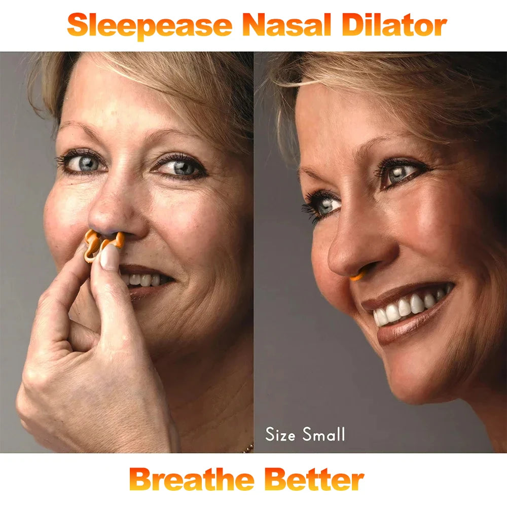 4Pcs Silicone Nose Clip Anti Snoring Nasal Dilator Stop Snore Aid Easy Breathe Improve Sleeping Rhinitis