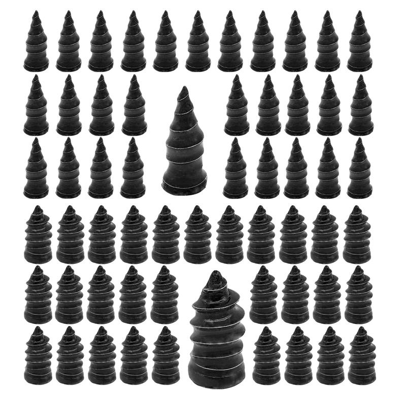 60PCS Tire Repair Rubber Nails Kit with 2 Sizes+Free Screwdriver
