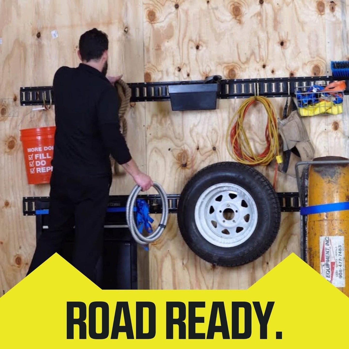 Auto-Retractable Ratchet Tie Down Straps  - 1,500 lb- 3.3M