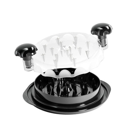 Large Chicken Breast Shredder Tool, Visible Lid Meat Grinder, Anti-Slip Strip, Ergonomic Handle